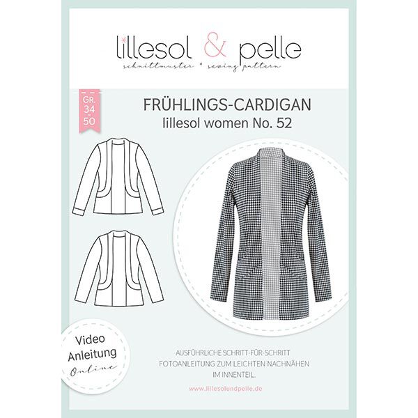cardigan, Lillesol & Pelle No. 52 | 34-50,  image number 1