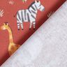 popeline di cotone Animali della giungla stampa digitale – terracotta,  thumbnail number 4