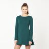 felpa di cotone leggera tinta unita – verde scuro,  thumbnail number 6