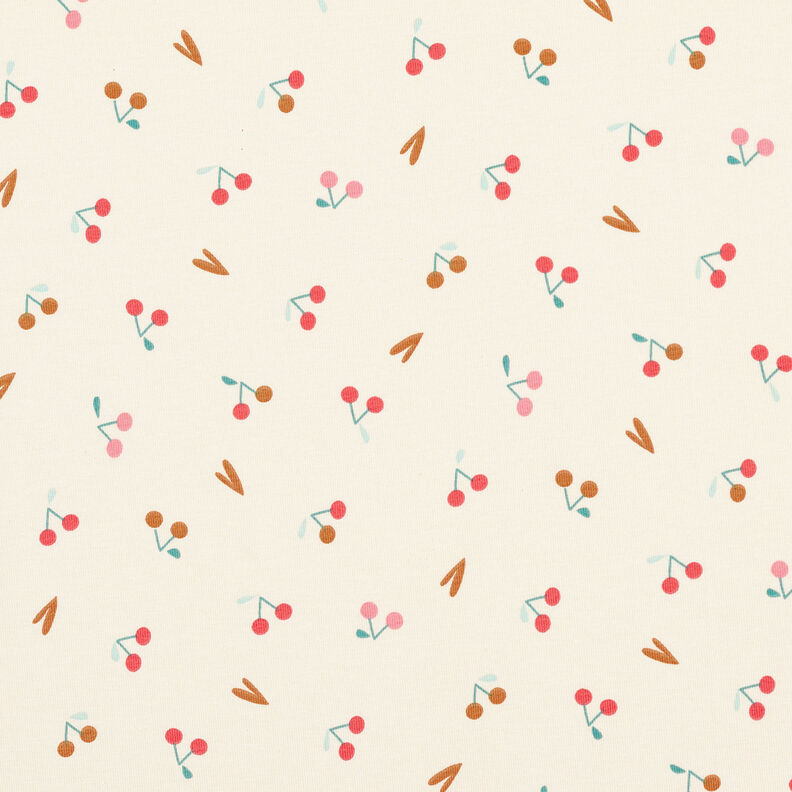 jersey di cotone Ciliegine – beige chiaro, image number 1