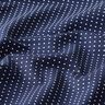 popeline di cotone piccoli pois – blu marino/bianco,  thumbnail number 2