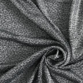 Jersey jacquard con motivo leopardato – argento/grigio, 