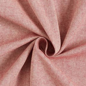 tessuto arredo, mezzo panama chambray, riciclato – rosso carminio/naturale, 
