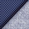 popeline di cotone piccoli pois – blu marino/bianco,  thumbnail number 6