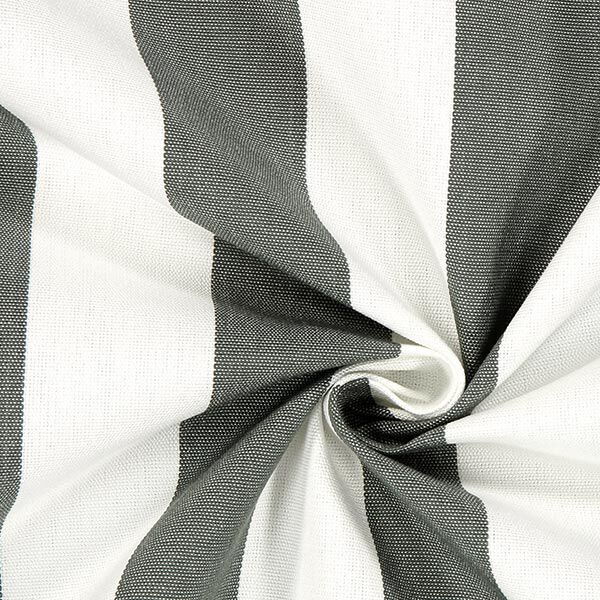 Tessuto per tende da sole righe Toldo – bianco/grigio,  image number 2