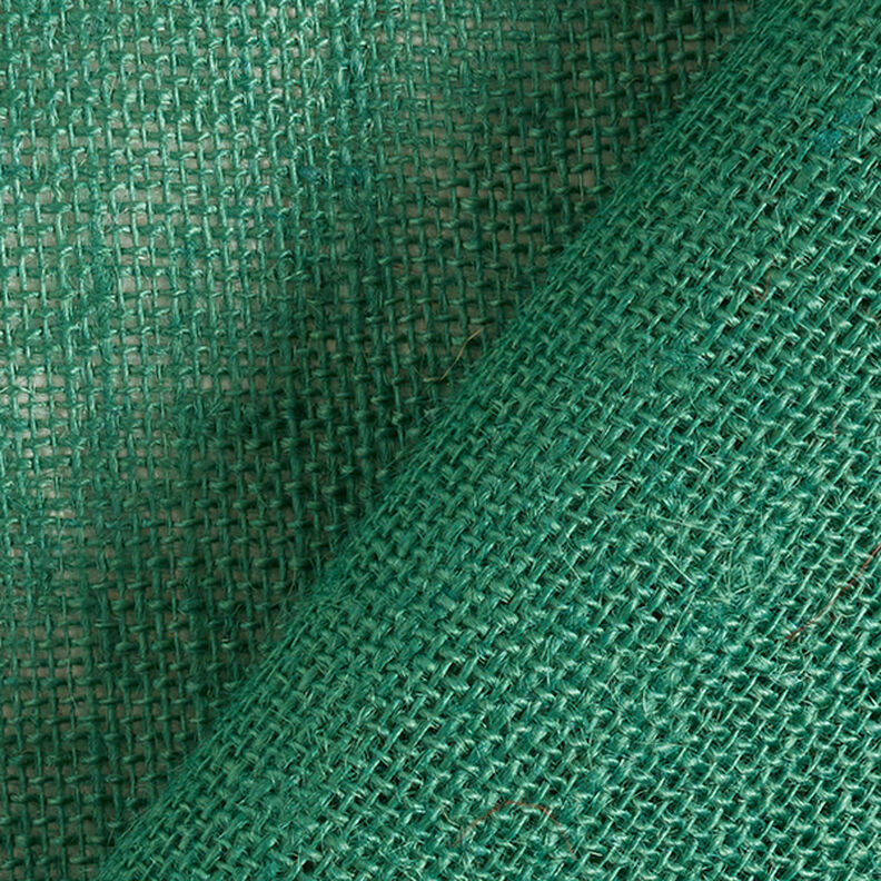 tessuto arredo Iuta tinta unita 150 cm – verde abete, image number 4