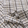 Tessuto grezzo per cappotto filato glitterato a quadri – bianco/beige,  thumbnail number 3