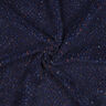 tessuto peluche tweed mélange | Poppy Fabrics – blu marino,  thumbnail number 3