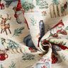 tessuto arredo gobelin Gnomo di Natale – beige chiaro/rosso,  thumbnail number 3