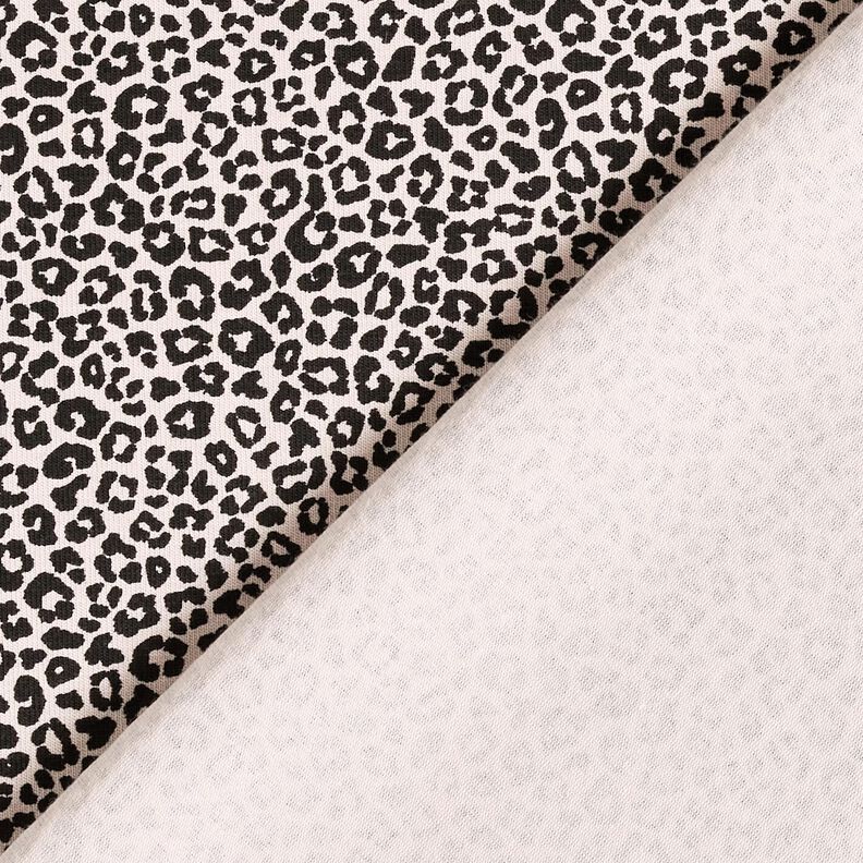 jersey di cotone mini stampa leopardata – naturale/nero, image number 4
