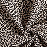 tessuto da rivestimento jacquard, motivo leopardato astratto, grande – nero/sabbia,  thumbnail number 3
