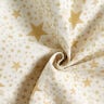 tessuto arredo Jacquard lurex Mare di stelle – beige chiaro/oro,  thumbnail number 3