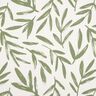 tessuto arredo mezzo panama foglie minimal – pino/naturale,  thumbnail number 1