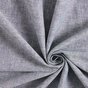 lino-cotone mélange – blu marino, 