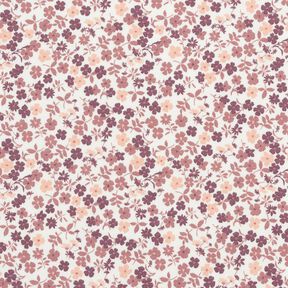 jersey di cotone mare di fiori &ndash; bianco/lill&agrave;, 