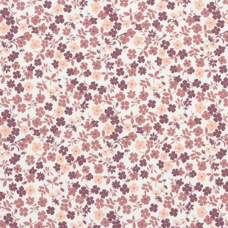 jersey di cotone mare di fiori &ndash; bianco/lill&agrave;,  image number 1