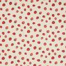 tessuto arredo mezzo panama Piccole fragole – rosso/naturale,  thumbnail number 1
