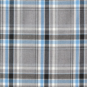 tessuto stretch per pantaloni Quadri scozzesi – grigio/nero, 