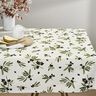 tessuto arredo mezzo panama olive – bianco lana/verde oliva scuro,  thumbnail number 7