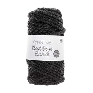 Creative Cotton Cord [5mm] | Rico Design – nero, 
