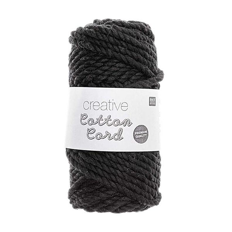 Creative Cotton Cord [5mm] | Rico Design – nero,  image number 1