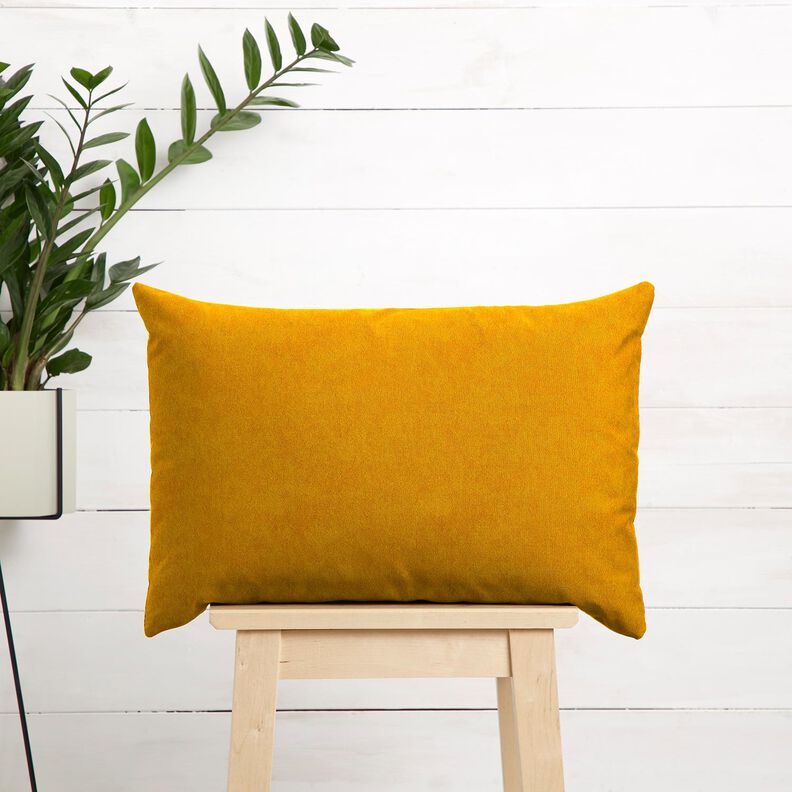 tessuto in spugna stretch tinta unita – giallo curry,  image number 6