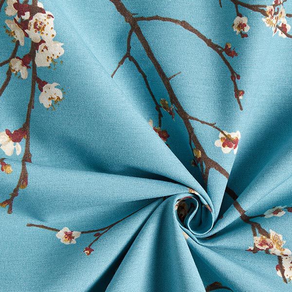 tessuto arredo Ottomana primavera – blu,  image number 3