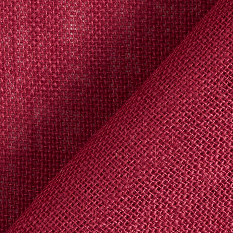 tessuto arredo Iuta tinta unita 150 cm – rosso scuro,  image number 4