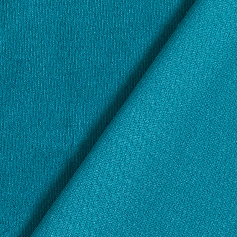 velluto a costine tinta unita – petrolio,  image number 4