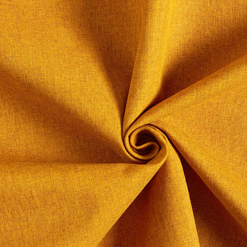 tessuto da tappezzeria mélange, tinta unita – giallo curry, image number 1