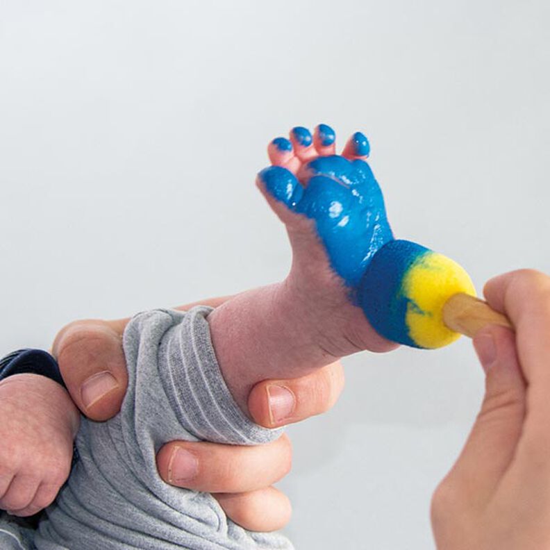 set per calco neonato | Rayher – azzurro,  image number 4