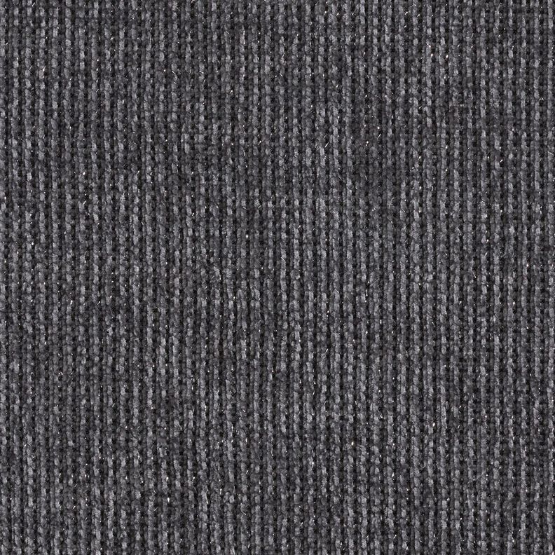 Ciniglia glitterata – grigio ardesia/argento effetto metallizzato | Resto 80cm,  image number 1