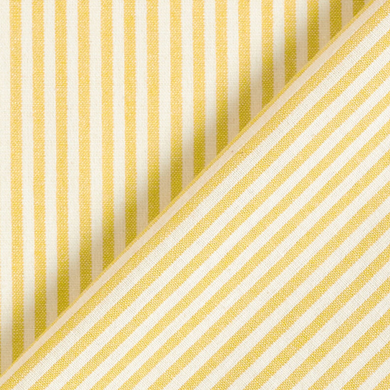 misto cotone viscosa righe – giallo curry/bianco lana,  image number 4