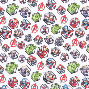 cretonne .. Avengers, riquadri con motivi | Marvel – bianco, 