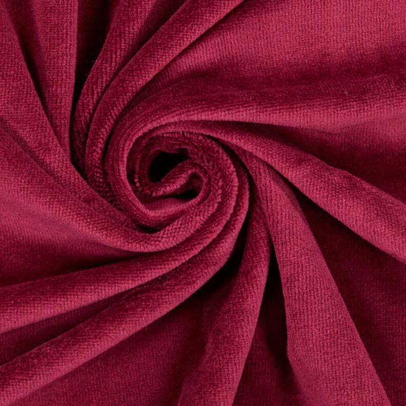 vellutino nicki tinta unita – rosso Bordeaux, image number 2