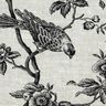 Lino per complementi di arredo Uccelli – nero,  thumbnail number 1