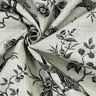 Lino per complementi di arredo Uccelli – nero,  thumbnail number 2