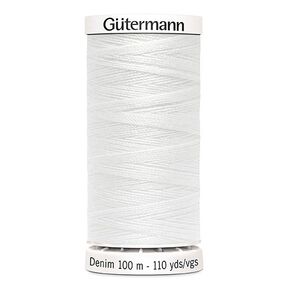 Filato per jeans [1016] | 100 m | Gütermann – bianco, 