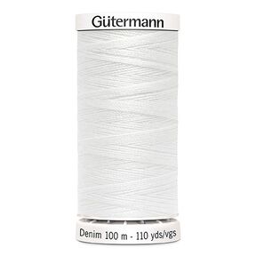 Filato per jeans [1016] | 100 m  | Gütermann – bianco, 