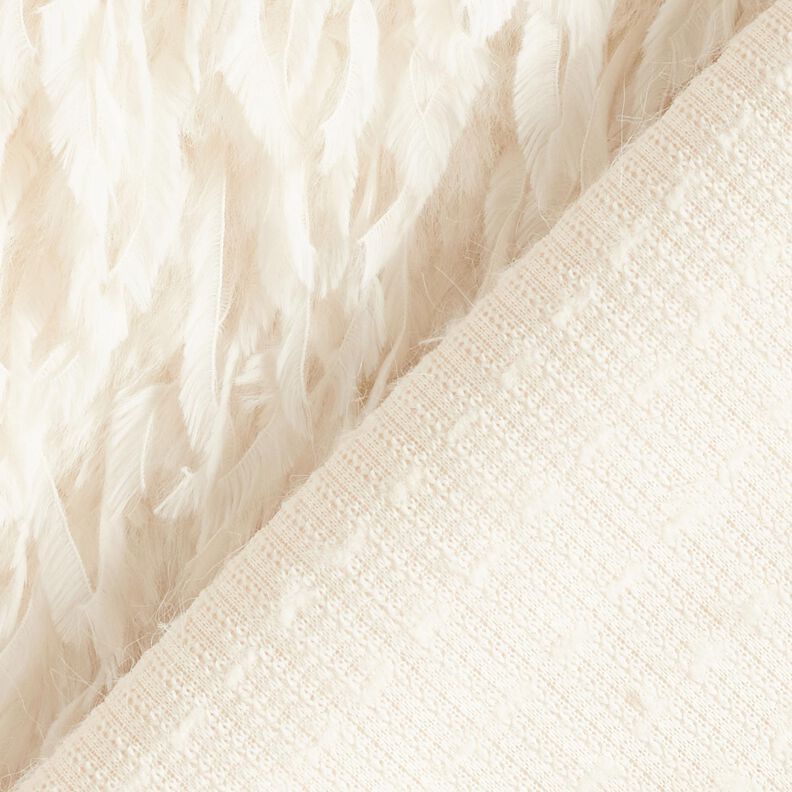 ecopelliccia piume, tinta unita | Katia Fabrics – bianco, image number 5