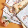 popeline di cotone Orso e oca che vanno a passeggio – grigio argento/marrone chiaro,  thumbnail number 5