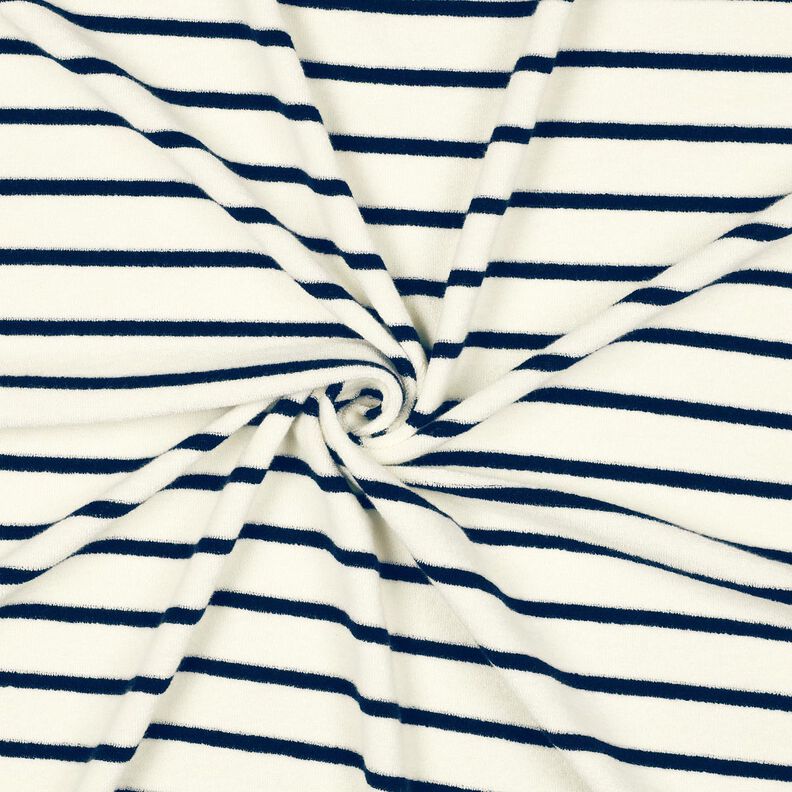 Maglia in spugna righe – avorio/blu notte,  image number 3
