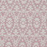 mussolina / tessuto doppio increspato Motivo azteco jacquard | by Poppy rosa antico scuro/grigio,  thumbnail number 4