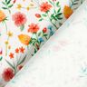velluto a costine Prato fiorito in acquerello stampa digitale – bianco lana,  thumbnail number 5