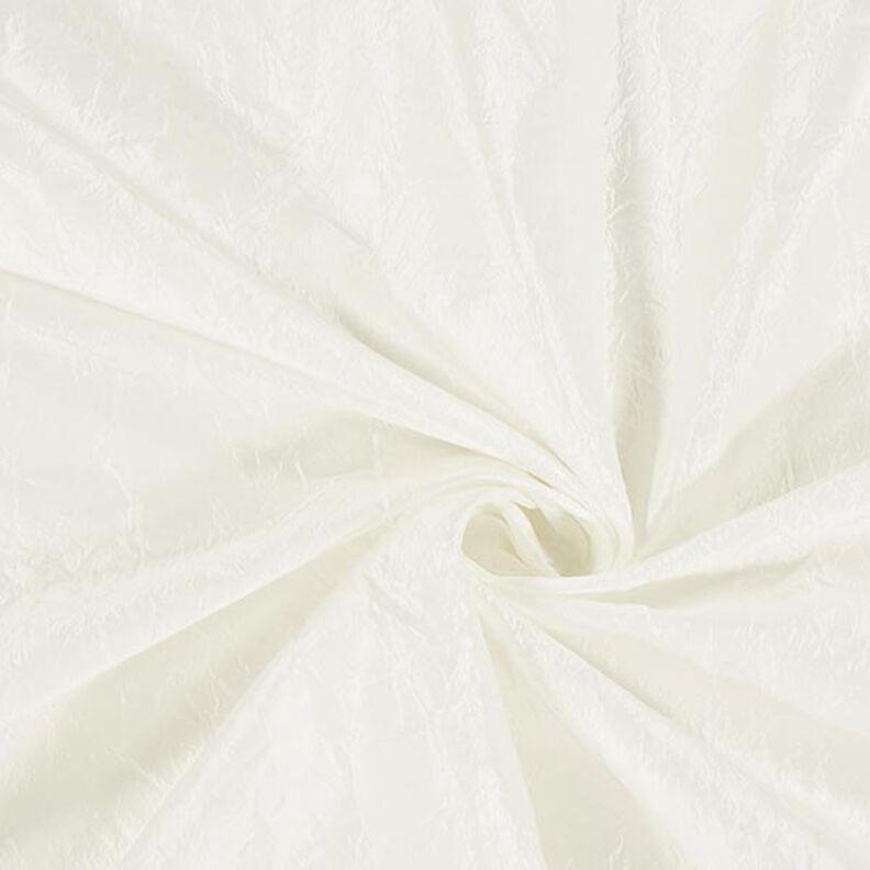 taffettà effetto stropicciato – bianco lana,  image number 1