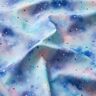 tessuto per impermeabili Cielo stellato all'acquerello stampa digitale – blu ghiaccio/lilla bluastro,  thumbnail number 3