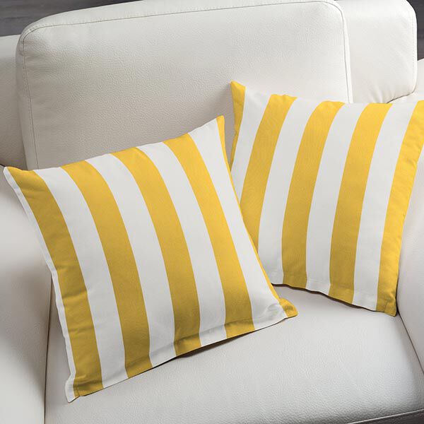 Tessuto per tende da sole righe Toldo – bianco/giallo,  image number 4