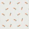 mussolina / tessuto doppio increspato piccole carote – bianco lana,  thumbnail number 1