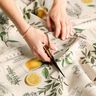 tessuto arredo mezzo panama Erbe aromatiche – naturale/giallo,  thumbnail number 6