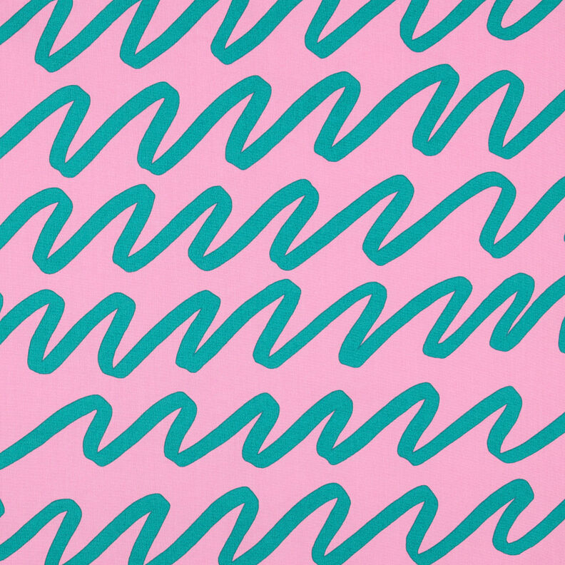popeline di cotone Making Waves | Nerida Hansen – rosa,  image number 1